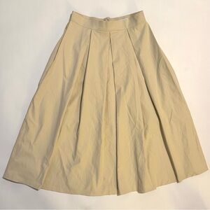 ENUFF korean brand tan skirt